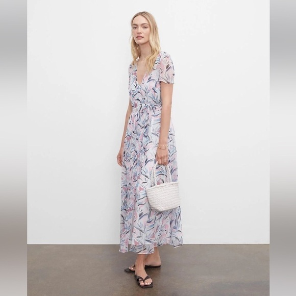 Club Monaco Floral Maxi Wrap Dress 🌸NWT - Picture 1 of 10